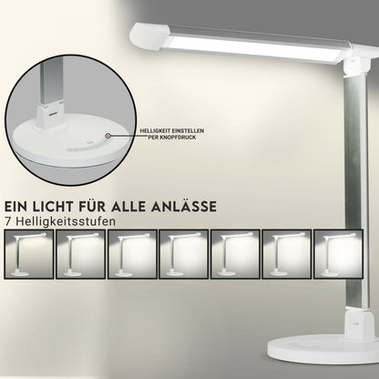 LED Schreibtisch-Lampe dimmbar Nachtlcht Touch Tisch-Leuchte schwenkbar